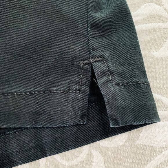 LOFT Shorts Women 6 Black The Riviera Short Side Slit 5" Inseam Preppy Vacation - Picture 7 of 10